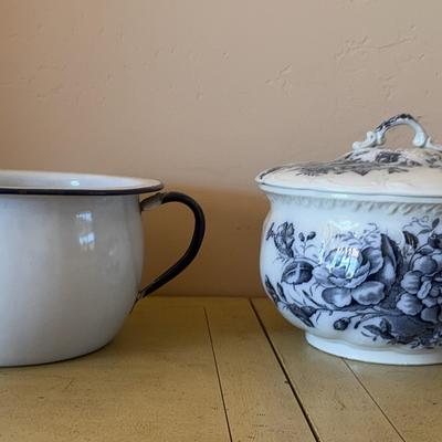 Two Antique Chamber Pots