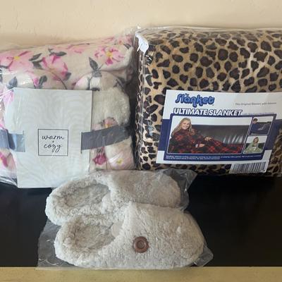 Cozy Blankets And Slippers