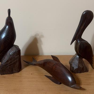 Three Handmade Ironwood Sculptures