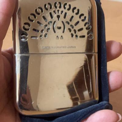 Vintage Peacock Handwarmer in Protective Bag