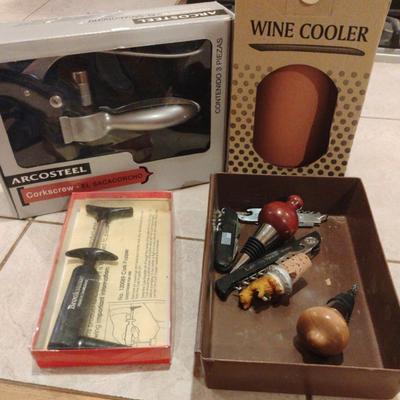 Wine Cork Screws, Stoppers & Accessories