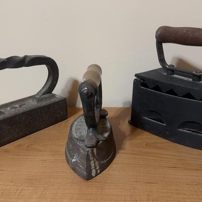 Three Antique Irons