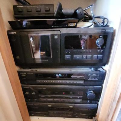 Sony And Kenwood Home Audio System