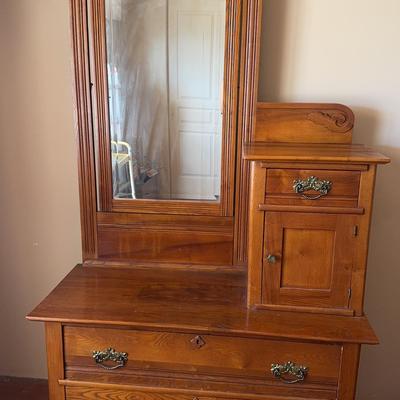 Gorgeous Antique Mirrored Dresser