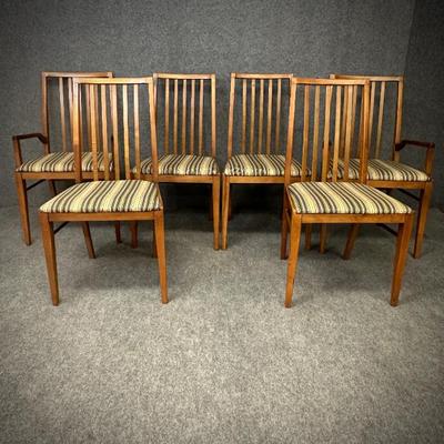 Sale Photo Thumbnail #6: Six Beautilful Walnut Chairs