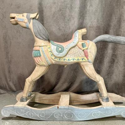 Sale Photo Thumbnail #26: Carousel Rocking Horse