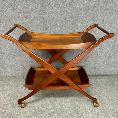 Sale Photo Thumbnail #9: Mad Me Tea Walnut Tea Cart