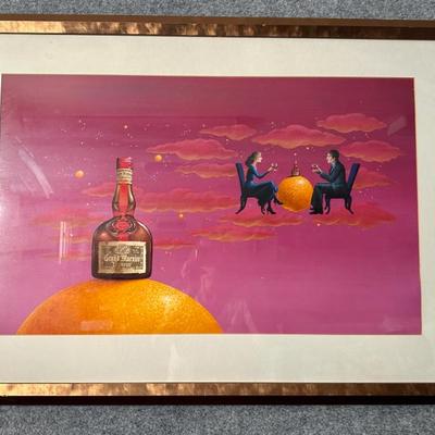 Sale Photo Thumbnail #10: Grand Marnier Ad Painting 
