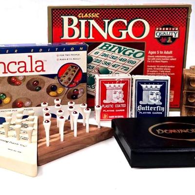 Assortment of Games "Mancala," "Dominoes," & Others