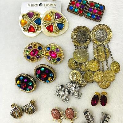 Vintage Fashion Clip-on Earrings