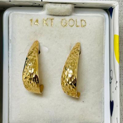 14K Yellow Gold Earrings