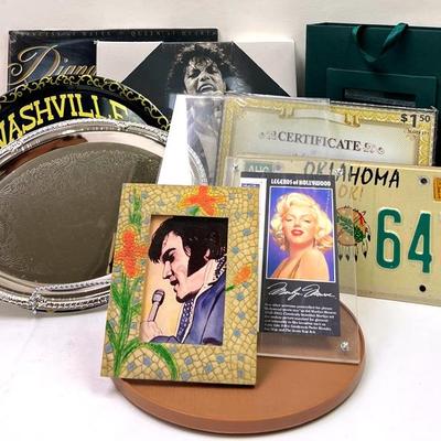 “Bravado” Michael Jackson Frame & Memorabilia Items 