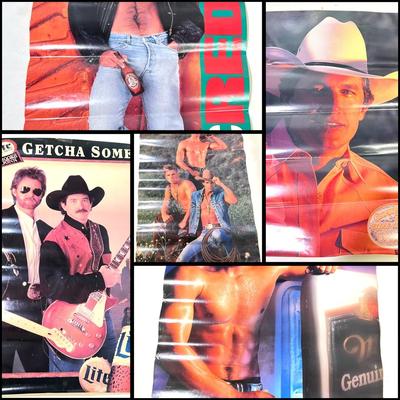 “Miller Lite” & Male Model Posters