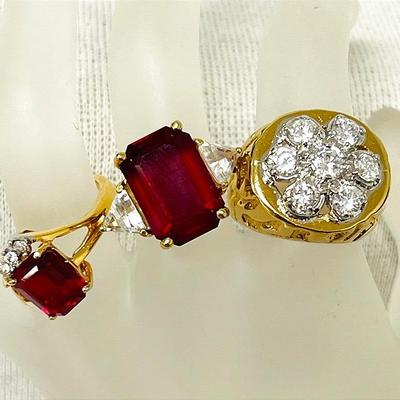 18K HGE Fashion Rings 