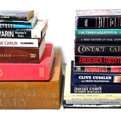 Assortment of Books Dictionaries, Daily Bible, & More