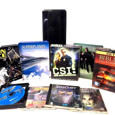 Assortment of DVDs "CSI" & Much More