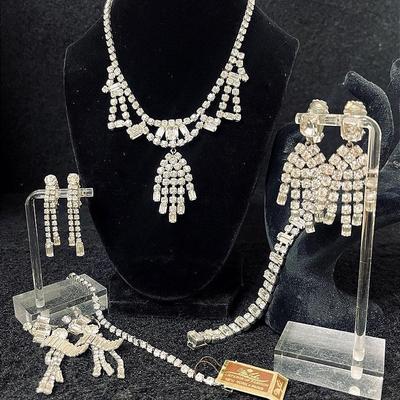 “Weiss” and More Cocktail Hour Rhinestone Jewelry