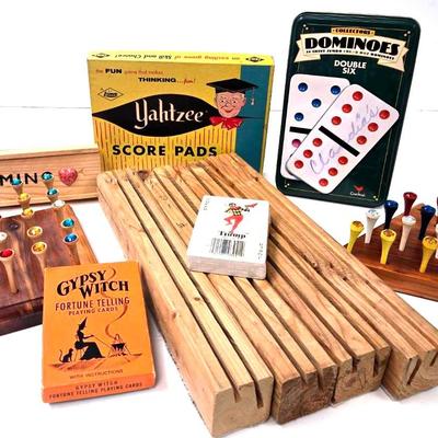 "Dominoes," Yahtzee" Score Pads, & More
