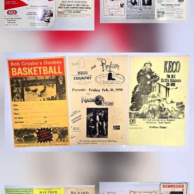 Large Assortment of Vintage Advertising Posters