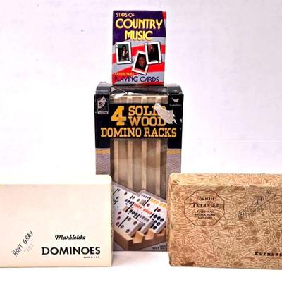 "Cardinal," "Marblelike" Dominoes, & Others