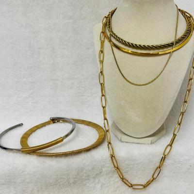 Gold-toned Chokers and More 