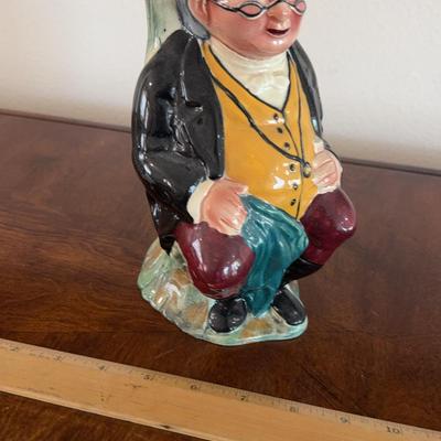 Staffordshire Parson John Toby Jug by Shorter & Son, England.  
