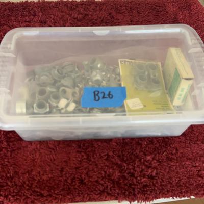 Misc Assortment Of Screws Nails Cable Connectors 