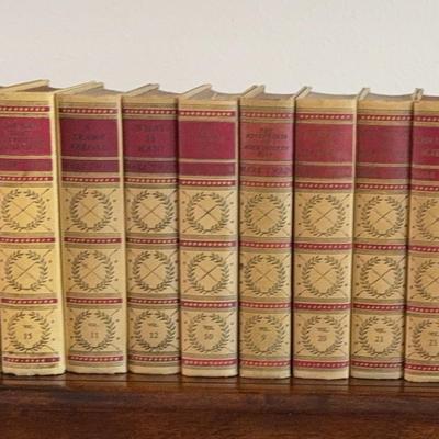 Set Of 24 Mark Twain Books Published By Harper And Brothers, New York Copyright 1923