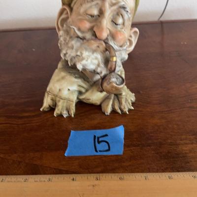 A Borsato Italian Porcelain Old Man Sculpture