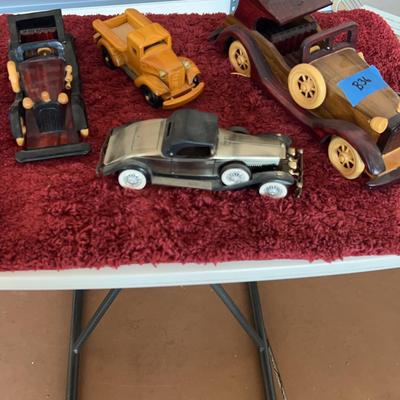 Old Wood Model Cars 