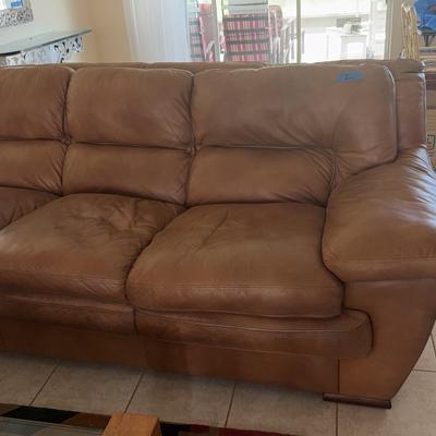 Leather Sofa 90 X 39 X 6