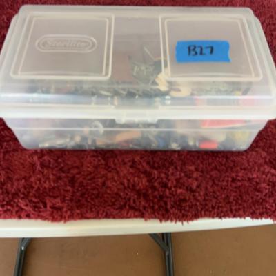 Assortment Of Screws Wire Caps Nails 
