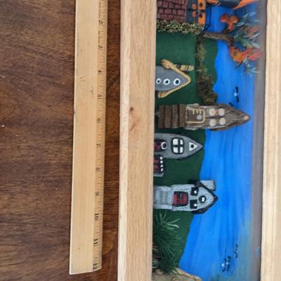 Rock Shadowbox 17 1/2 X 8 X 2