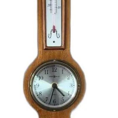 Howard Miller Catalina Weather Station Wall Clock Model 612-718 - 31” Tall


