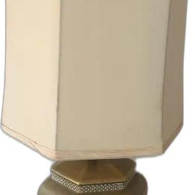 Vintage Ceramic Table Lamp with Shade
