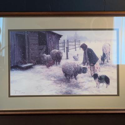 Framed Robert Duncan Print “An April Storm”