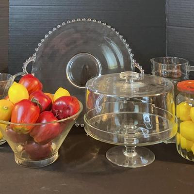 Glass Serving Pieces + More