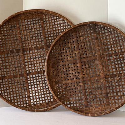 Rattan Winnowing Baskets #1