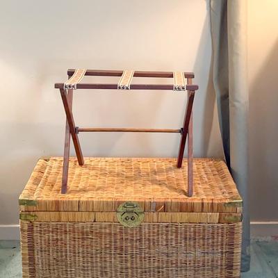 Wicker Blanket Chest & Luggage Stand & More