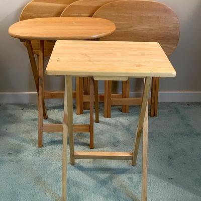 Oak TV Tables (5)