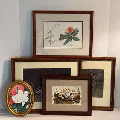 Framed Floral Prints + More