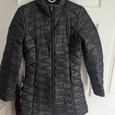 Patagonia Fiona Parka Black Puffy Coat Sz Small 36x33