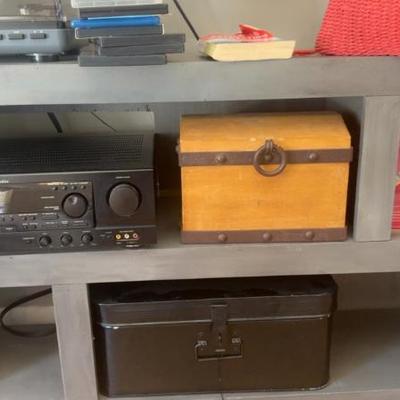 Solid Gray Entertainment Center