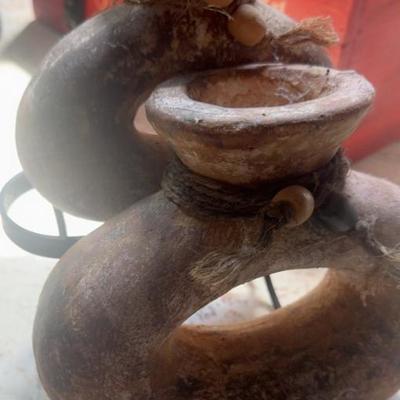 Pottery lugged personally from Mazatlan 