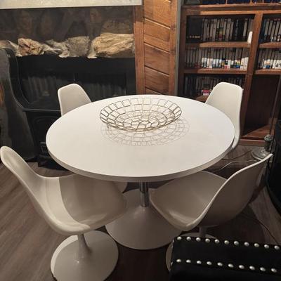 Sale Photo Thumbnail #370: Original 1960’s tulip table and chairs 