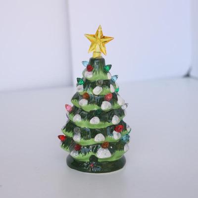 Kurt S. Adler Ceramic Lighted Christmas Tree
