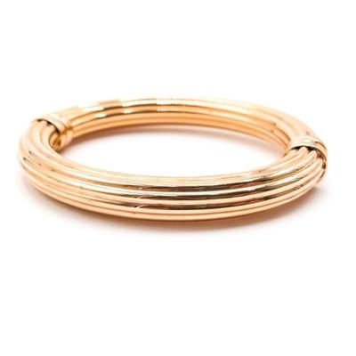 Gold Plated 925 Sterling Silver Cuff Bracelet