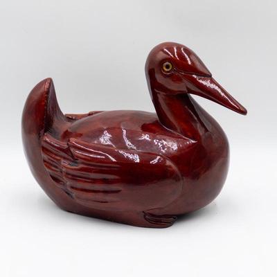 Dolbi Cashier Lacquered Duck Figurine