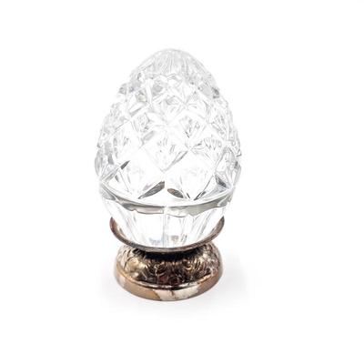 Waterford Crystal Egg with Silverplate Base