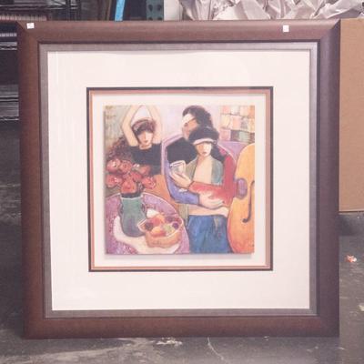 "Cafe Tipitina" by Lisa Linch Framed Fine Art Print
